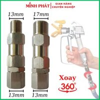 Đuôi Xoay Súng Phun Sơn Công Nghiệp Ren 1/4 Ren 3/8 Minh Phát