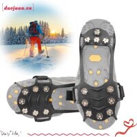 Duojuan 1 Cặp Kẹp Đá Phụ Kiện Giày Bốt Mùa Đông Băng Tuyết Giày Gai