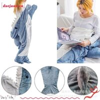 Duojuan Túi ngủ cá mập hoạt hình, Bộ đồ ngủ Chăn Bộ đồ ngủ Onesie rời, Túi ngủ cá mập có mũ trùm đầu chất lượng cao có thể đeo được nâng cấp