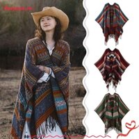 Duojun Mùa Xuân Mùa Hè Khăn Choàng Tua Rua Khăn Chống Nắng Khăn Trùm Đầu, Thời Trang Phong Cách Dân Tộc Mỏng Tính Khí Cardigan Du Lịch Kỳ Nghỉ