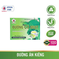Đường ăn kiêng ĐƯỜNG CỎ NGỌT DOMESCO (Hộp 100 gói x 1g) Thích hợp cho người bị đái tháo đường, béo phì, người ăn kiêng.