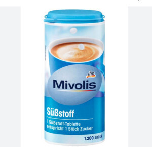 Đường ăn kiêng Mivolis Substoff, 1200 viên