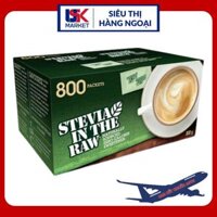 Đường ăn kiêng Stevia In The Raw của Mỹ - Chiết xuất từ lá cỏ ngọt thùng 800 gói