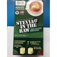 Đường ăn kiêng Stevia In The Raw 800 gói của Mỹ - Chiết xuất từ lá cỏ ngọt