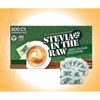 Đường ăn kiêng Stevia In The Raw hộp 800 gói - Mỹ date 2027