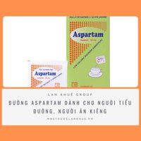 ĐƯỜNG ASPARTAM DÀNH CHO NGƯỜI TIỂU ĐƯỜNG, NGƯỜI ĂN KIÊNG HỘP 50 GÓI X 1G