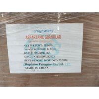 Đường Aspartame 1KG_Thùng 25Kg (Tạo ngọt cho thực phẩm)