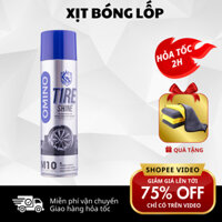 Dưỡng Bóng Vỏ Lốp Ô Tô OMINO M10 500ml, Phục Hồi Lốp Xe, Nhựa Đen - Chính Hãng Omino Vietnam