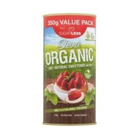 Đường cỏ ngọt ăn kiêng hữu cơ Úc Earthia Stevia 100% Organic Sweetener 350g