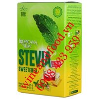Đường cỏ ngọt Stevia ăn kiêng Tropicana Slim hộp 50 gói 125g