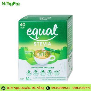 Đường cỏ ngọt (stevia) hữu cơ hộp 40 gói