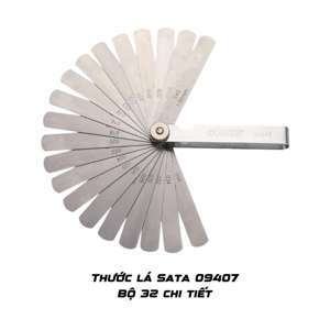 Dưỡng đo độ dày 32 lá Sata 09-407 0.02-1.00mm