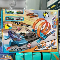 Đường Đua Đôi Kỳ Thú Dạng Hotwheels Đồ Chơi Siêu Tốc Độ 40 Chi Tiết Sáng Tạo Cho Trẻ