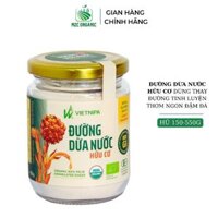 Đường dừa nước hữu cơ VIETNIPA hũ 550g tự nhiên giàu khoáng ,vitamin phù hợp ăn kiêng tiểu đường