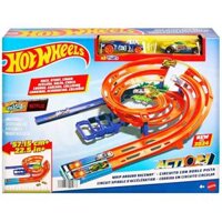 Đường đua xe oto HTK17 Mattel Hot Wheels Action Whip Around Raceway