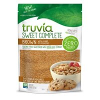 ĐƯỜNG ERYTHRITOL NÂU - ĂN KIÊNG KETO/KOSHER Truvia Sweet Brown Stevia Leaf Sweetener, CALORIE-FREE, 397g (14 oz)