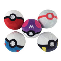 Đường kính 16,6cm 12cm Trung bình Đỏ Xanh tím Đen Poke Ball Master Ball Baby Ball Búp bê sang trọng