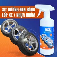 Dưỡng lốp xe ô tô, vỏ xe máy, xịt dưỡng làm đen bóng, tránh bám bụi cho lốp xe, nhựa nhám dung tích 500ml