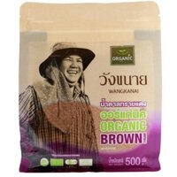 Đường mía thô hữu cơ  Wangkanai 500gr ( đường phên mịn ) Thái Lan