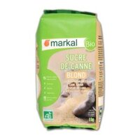 Đường Mía Vàng Hữu Cơ, Organic Golden Granulated Cane Sugar (1kg) - MARKAL