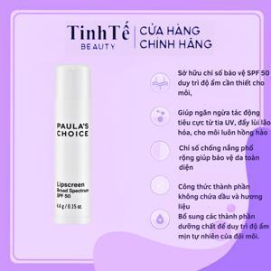 Dưỡng môi mềm mịn chống nắng Paula's Choice LipScreen Broad Spectrum SPF 50 4.4g