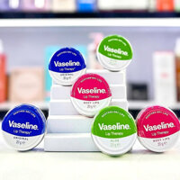 Dưỡng môi Vaseline Hộp thiếc có màu Lip Therapy 20g UK