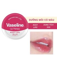 Dưỡng môi Vaseline Lip Therapy UK Hộp Thiếc - Dưỡng Môi Ẩm Mịn Căng Bóng 20g