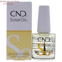 Dưỡng móng, dưỡng ẩm & duy trì sức khoẻ móng toàn diện CND Solar Oil Nail & Cuticle Care 15ml(2023-NEW)