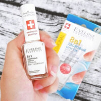 Dưỡng móng Eveline sơn dưỡng móng tay dài cứng phục hồi móng yếu xước giòn chăm sóc móng chắc khoẻ