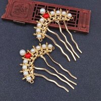 Đường Phong Cách Cổ Đại Cung Điện Chín Hàng Kẹp Tóc Trong Nhà Minh Hanfu Đa Năng Kẹp Tóc Phụ Kiện Tóc Kẹp Tóc Tính Khí
