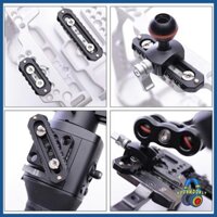 Đường ray nhôm cấu hình thấp MOOMMY để cấu hình giàn máy ảnh hiệu quả 1 4 ốc vít