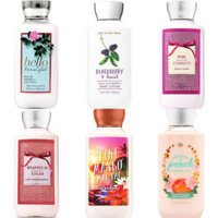 Dưỡng thể Bath & Body Works 236ml-Pink Confetti/Hello Beautiful/Wrapped in Sugar/Georgia Peach/Blackberry & Basil (Mỹ)