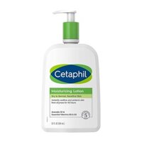 Dưỡng thể cho da mặt & cơ thể Cetaphil Moisturizing/Cracked Skin for All Skin Types, Body and Face Lotion 473/591ml (Mỹ)