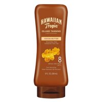 Dưỡng thể chống nắng & giúp da rám nắng Hawaiian Tropic Tanning Lotion Sunscreen SPF 8 236ml (Mỹ)