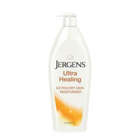 Dưỡng Thể dưỡng ẩm sâu cho làn da mịn màng, sáng khoẻ , rạng rỡ Jergens Moisturizer, Vitamins C, E, B5, 21 oz 621ml