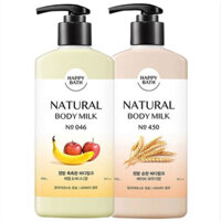 Dưỡng thể Happy Bath Natural Body Milk (400g) - Nhật Bản