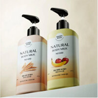Dưỡng thể Happy Bath Natural Body Milk (400g) - Nhật Bản