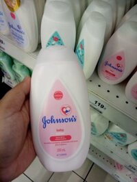 Dưỡng thể Johnson Baby Lotion 200ml màu hồng