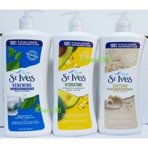 Dưỡng thể lúa mạch và bơ St.Ives 621ml