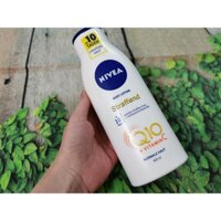 Dưỡng thể Nivea Body Lotion Q10 400ml cho da thường hàng nội địa Đức