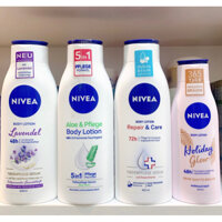 Dưỡng Thể Nivea Đức Repair Care 72h, Nivea Aloe Pflege,Nivea Lavendel Dưỡng da giúp da săn chắc mịn màng - 400ml