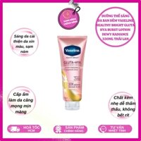Dưỡng Thể Sáng Da Ban Đêm Vaseline Healthy Bright Gluta Hya Burst Dewy Radiance 330ml Thái Lan