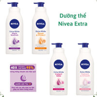Dưỡng thể Trắng da chống nắng NIVEA Extra White Repair 350ml / Extra White Night /Extra White Radiant & Smooth