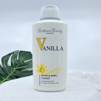 Dưỡng thể Vanila 500ml hương hoa Vani hương nước hoa- Hàng Đức chuẩn