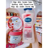 Dưỡng thể vaseline daily brightening 725ml kem dưỡng lotion body vaseline