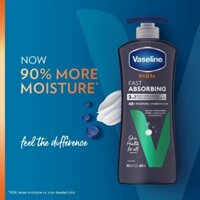 Dưỡng thể Vaseline Men Fast Absorbing ( 600ml ) - Hàng nhập Mỹ.