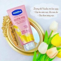 Dưỡng thể Vaseline X10 ban đêm 300ml Gluta-Hya Serum Burst UV Lotion Dewy Radiance (Tuýp hồng) cấp ẩm Sáng Da Chuyên Sâu