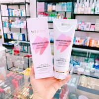 Dưỡng Thể WHISIS Premium Collagen Dưỡng Trắng - Chống Nắng Body Cao Cấp