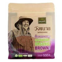 Đường thô Thái Lan hữu cơ Wangkanai 500gr