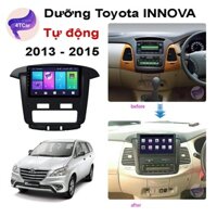 Dưỡng Toyota innova 2013 - 2015 số tự động màn hình android 9 inch